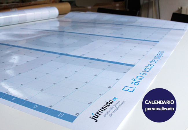 Calendarista calendario personalizado juramelo